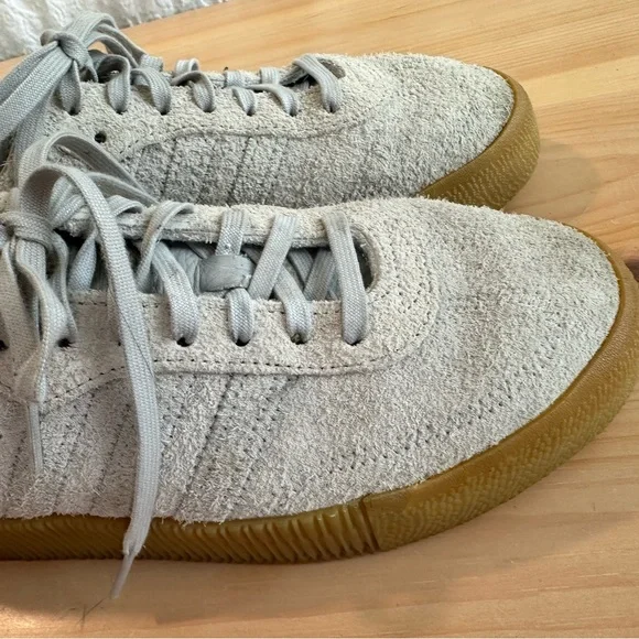adidas Light Gray Sambas Sneakers Size 10 - Picture 10 of 11